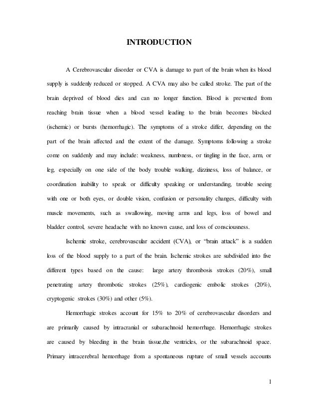 cerebrovascular accident causes stroke ncbi